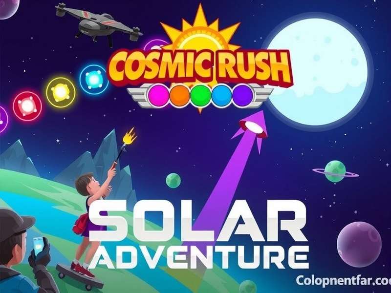 Cosmic Rush Solar Adventure Main Gameplay
